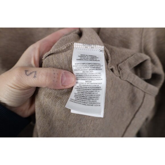 Vtg Ralph Lauren Mens Large Estate Rib Cotton Ribbed Knit 1/4 Half Zip Sweater - Picture 9 of 12